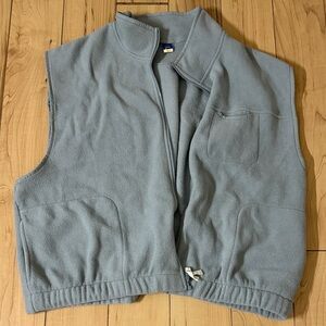 Old Navy Gray Fleece Vest